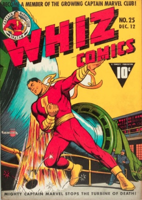 Whiz Comics #25: Introducing Captain Marvel, Jr. (December, 1941). Click for values