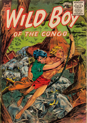 Wild Boy of the Congo #14: Baker cover art. Click for values