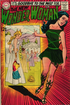 Wonder Woman #179: New Wonder Woman begins; Neal Adams cover art. Click for value