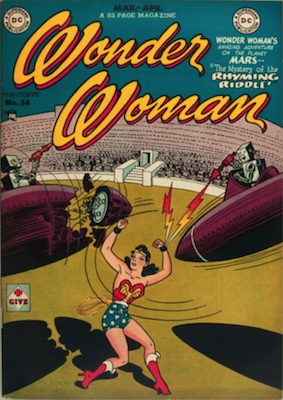 Wonder Woman #34: Classic Robot cover. Click for value