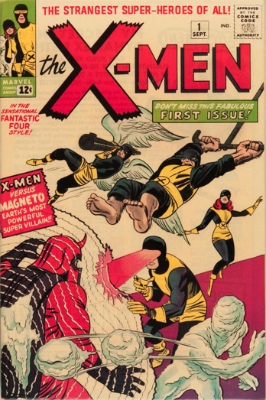 X-Men #1 (1963), origin and first appearance of the original X-Men team
