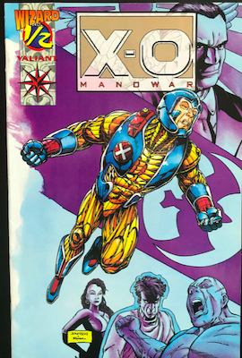 X-O Manowar #1/2 Gold Cover: Click Here for Values