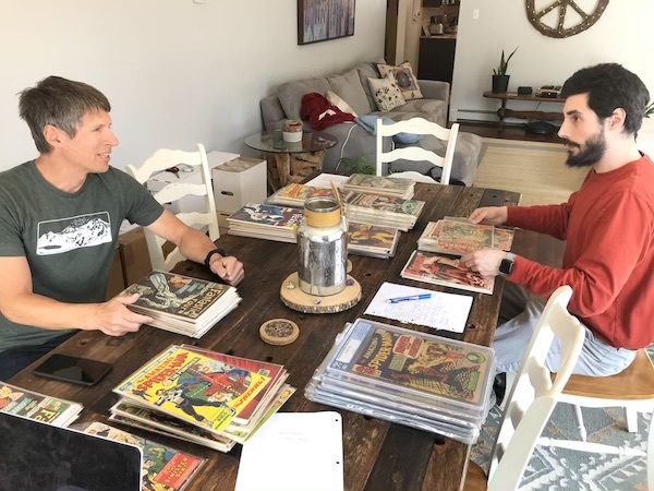Sean and Ethan of Sell My Comic Books examine the 56-box comic book collection