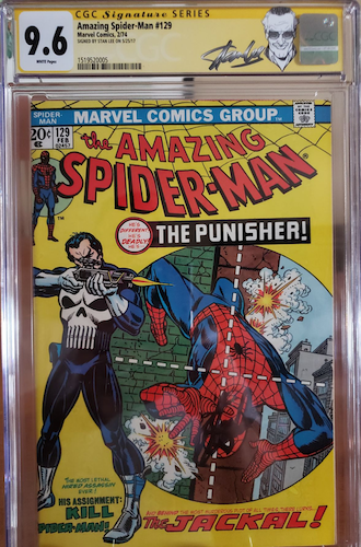 Amazing Spider-Man #129 CGC 9.6 SS Stan Lee