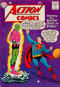 Action Comics #242: Origin and First Appearance of Brainiac. Click for values