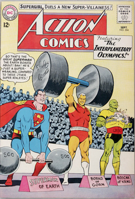Action Comics #304: Origin and 1st Appearance, Black Flame. Click for value