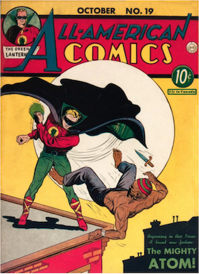 All-American Comics #19: First appearance of GA Atom. Click for values