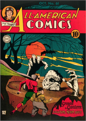 All-American Comics #61: First appearance of Solomon Grundy. Click for values