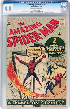 Rising in value as Amazing Fantasy #15 gets priced out of range for most collectors, Amazing Spider-Man #1 in VG looks great and is almost as important a book.