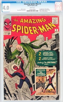 Amazing Spider-Man 2 is a book often sent to CGC Comics to be certified