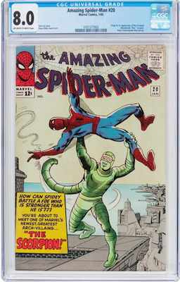 We think the sweet spot for ASM #20 is CGC 8.0, affordable but with upside. Click to find yours st Goldin