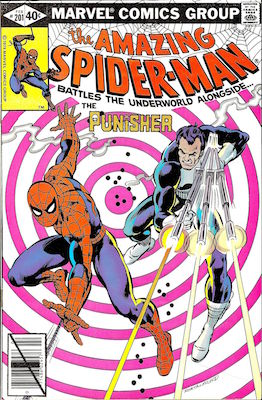 Amazing Spider-Man #201: Classic Punisher Cover. Click for values