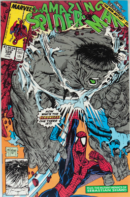 Amazing Spider-Man #328: Spidey vs Hulk vs Thor. Click for values