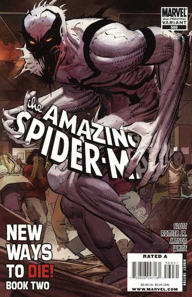 #69: Amazing Spider-man 569 Second Printing, Romita Jr./Janson (2008)