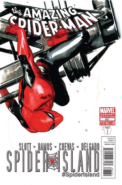 #1: Amazing Spider-man 667 Dell'otto Variant (2011). Click for values
