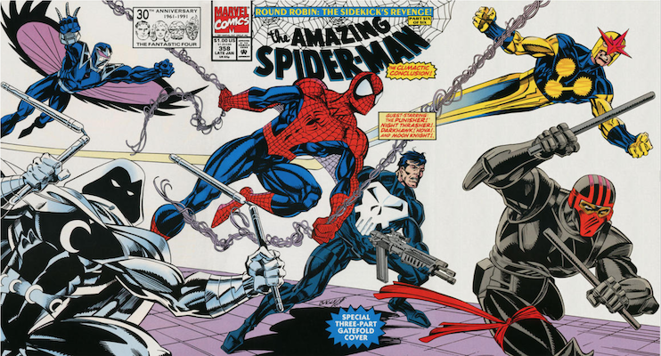 Amazing Spider-Man #358. Click for values.