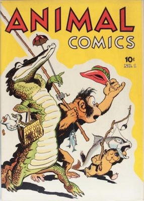 Animal Comics #1 (1942): 1st appearance of Pogo by Walt Kelly. Click for values