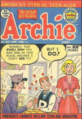 Archie Comics #60. Click for current values.