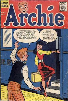 Archie Comics #83. Click for current values.