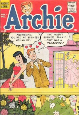 Archie Comics #89. Click for current values.