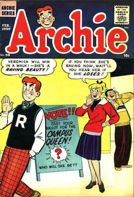 Archie Comics #98. Click for current values.
