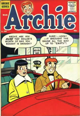 Archie Comics #99. Click for current values.
