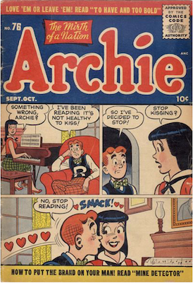 Archie Comics #76. Click for current values.