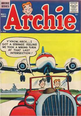 Archie Comics #92. Click for current values.