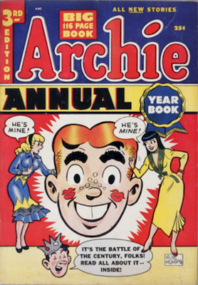 Archie Annual #3: rare in high grade. Click for values