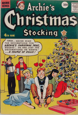 Archie Giant-Size Magazine #4: Archie's Christmas Stocking #4. Rare in high grade. Click for values