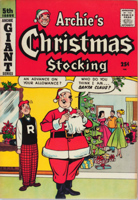 Archie Giant-Size Magazine #5: Archie's Christmas Stocking #5. Rare in high grade. Click for values