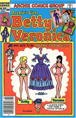 Archie's Girls Betty and Veronica #322. Click for current values.