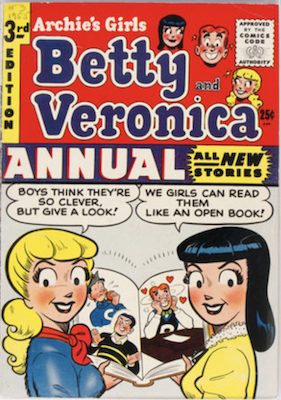 Archie's Girls Betty and Veronica Annual #3. Click for values