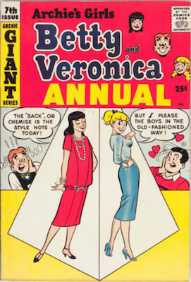 Archie's Girls Betty and Veronica Annual #7. Click for values