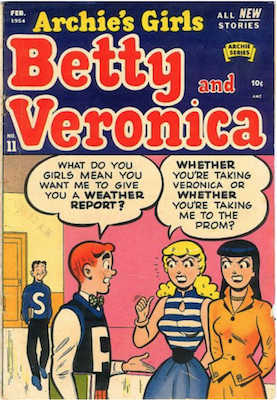 Archie's Girls Betty and Veronica #11. Click for current values.