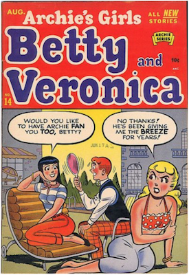 Archie's Girls Betty and Veronica #14. Click for current values.
