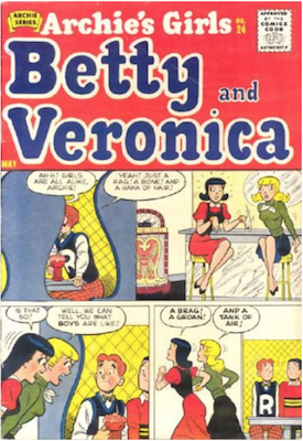 Archie's Girls Betty and Veronica #24. Click for current values. Archie's Girls Betty and Veronica #24. Click for current values.