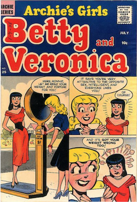 Archie's Girls Betty and Veronica #25. Click for current values.