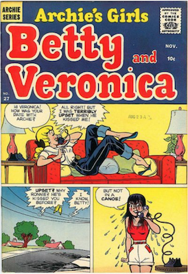 Archie's Girls Betty and Veronica #27. Click for current values. Archie's Girls Betty and Veronica #27. Click for current values.