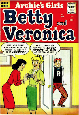Archie's Girls Betty and Veronica #50. Click for current values.