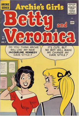 Archie's Girls Betty and Veronica #67. Click for current values.