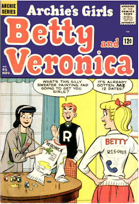 Archie's Girls Betty and Veronica #95. Click for current values.