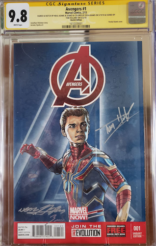 Avengers #1 Sketch Edition CGC 9.8