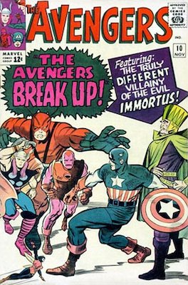 Avengers #10
First Appearance of Immortus
Error ink version