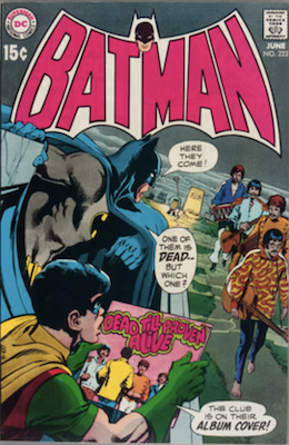 Batman #222: Beatles Tribute Cover Story