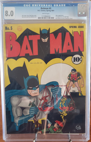 Batman #5 CGC 8.0