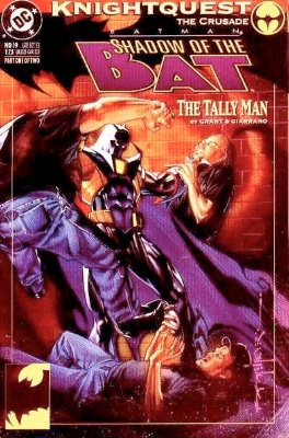 Origin and First Appearance, Tally Man, Shadow of the Bat #19, DC Comics, 1993. Click for value