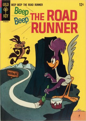Beep Beep the Road Runner #1, Gold Key comics. Click for values