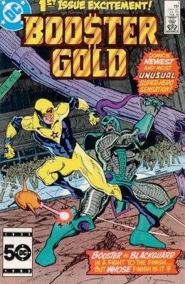 Origin and First Appearance, Booster Gold, Booster Gold #1, DC Comics, 1986. Click for values