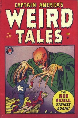 Captain America Comics #74 (1949): Rare Captain America horror comic, retitled to "Captain America's Weird Tales" in an attempt to revive sales. Click for value